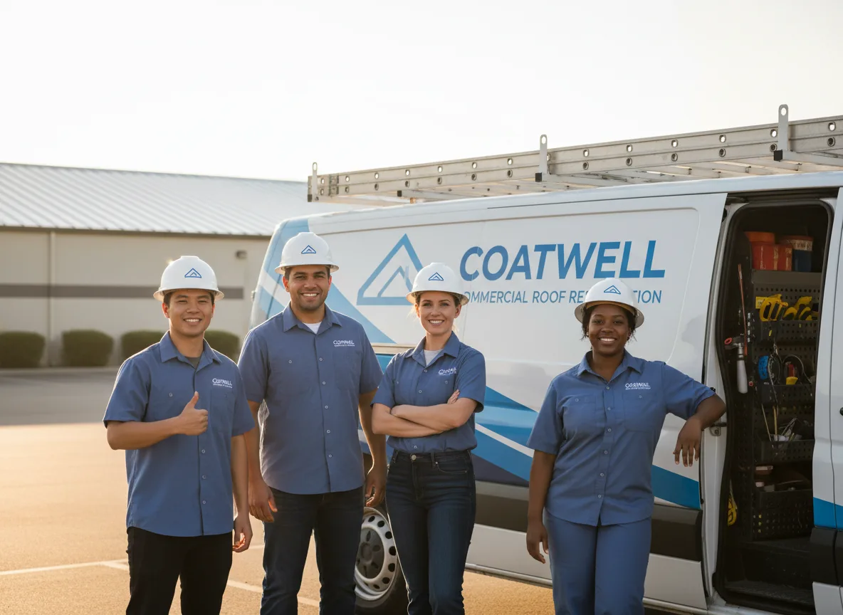 Commercial roof coating company in Rock Creek, OH